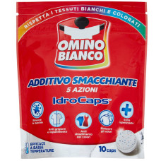 Активізатор для прання в таблетках Omino Bianco Additivo Totale 5в1, 240 гр (10 штук)